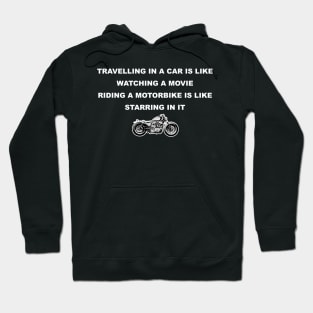 Motorcycle hoodies funny on sale